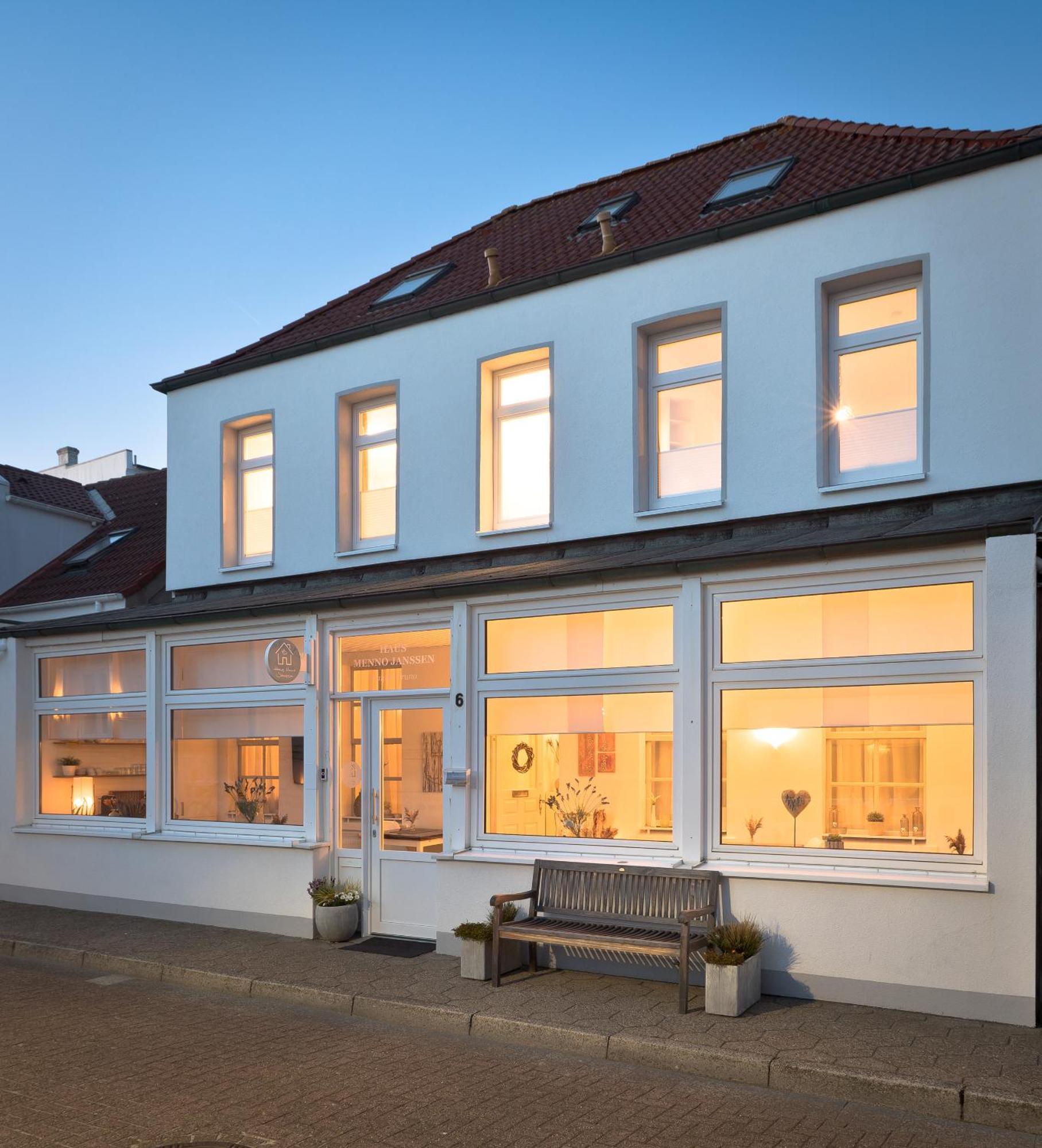 Haus Menno Janssen - Doppelzimmer Norderney Exterior foto